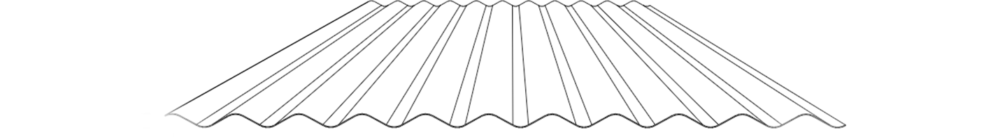 Corrugated roof